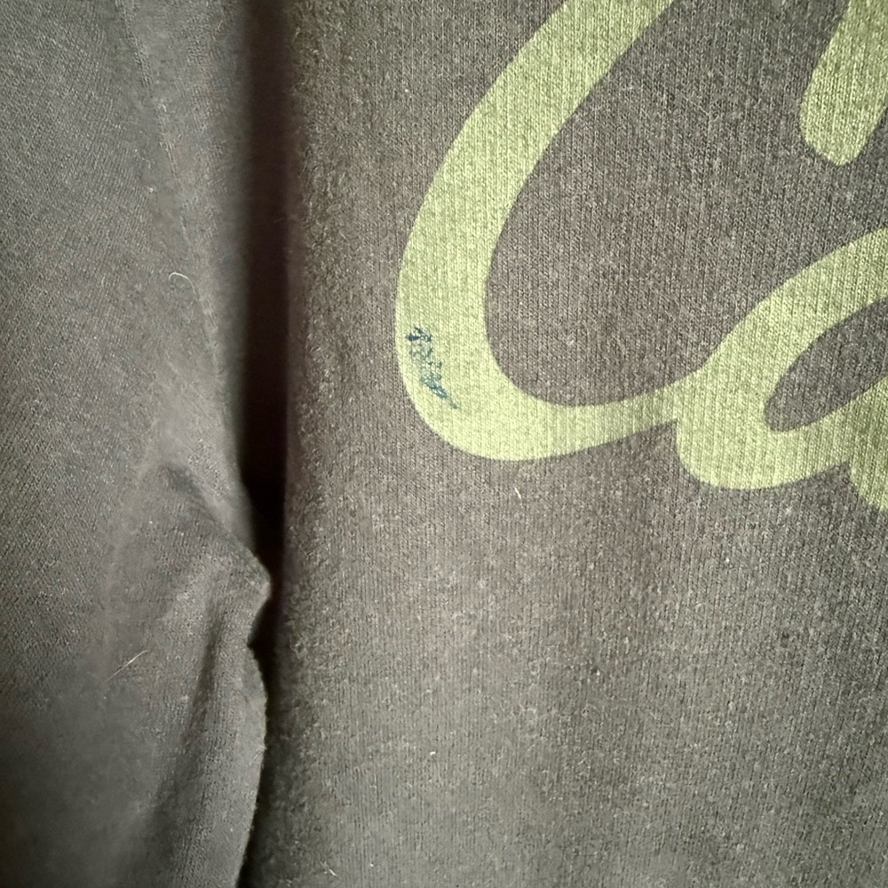 Men’s M Black Cabelas Outdoor Gorpcore Casual Country Long Sleeve Hoodie - Picture 5 of 8